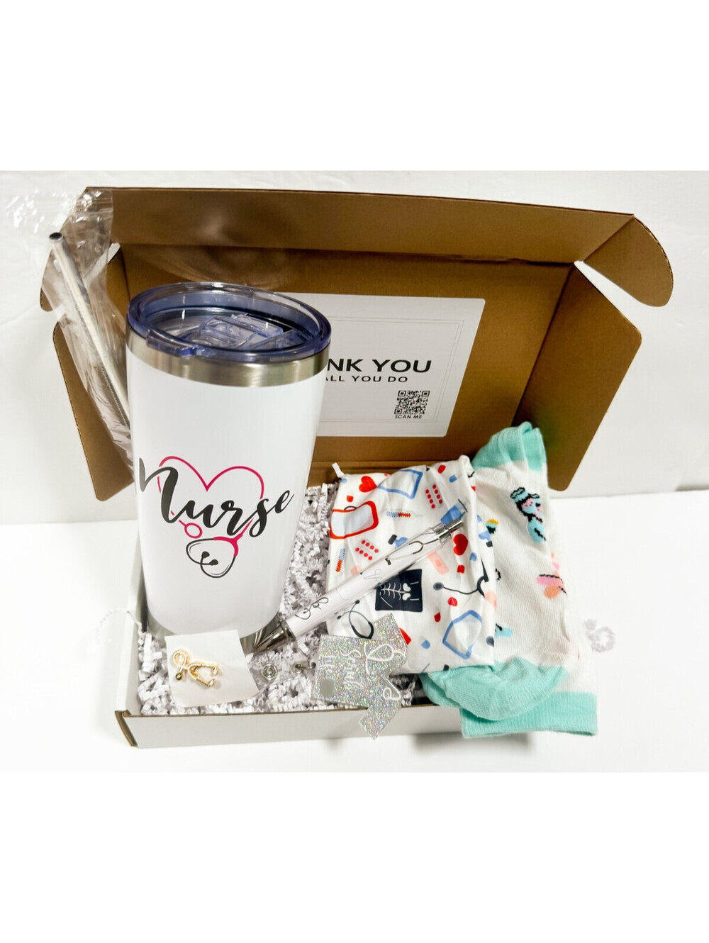 Nurses Gift Box with Personalized Nurse Tumbler